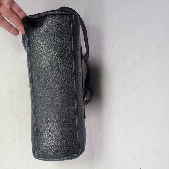 Rosetti Black Textured Shoulder Bag With Gold Accents & Multiple Compartments - Picture 11 of 11